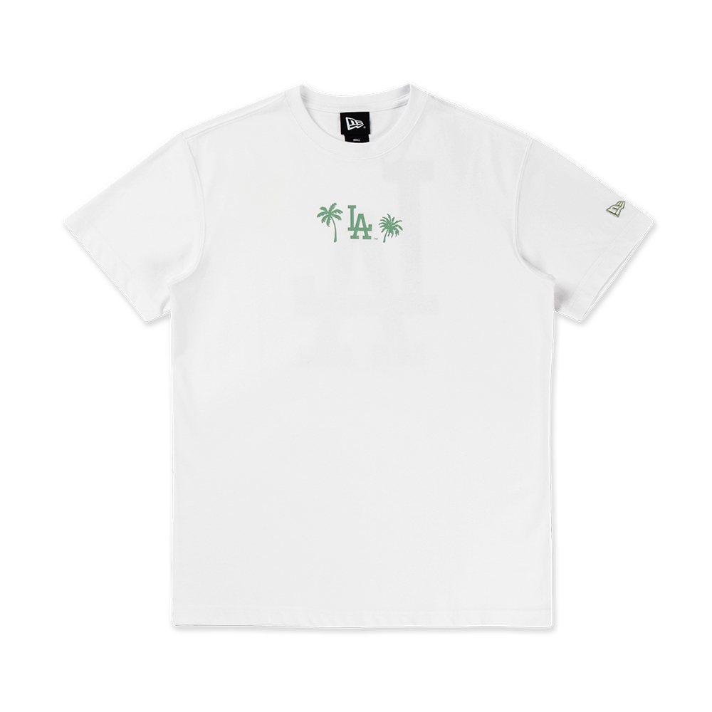New Era เสื้อยืดแขนสั้นรุ่น LOS ANGELES DODGERS RESORT WHITE SHORT SLEEVE T-SHIRT