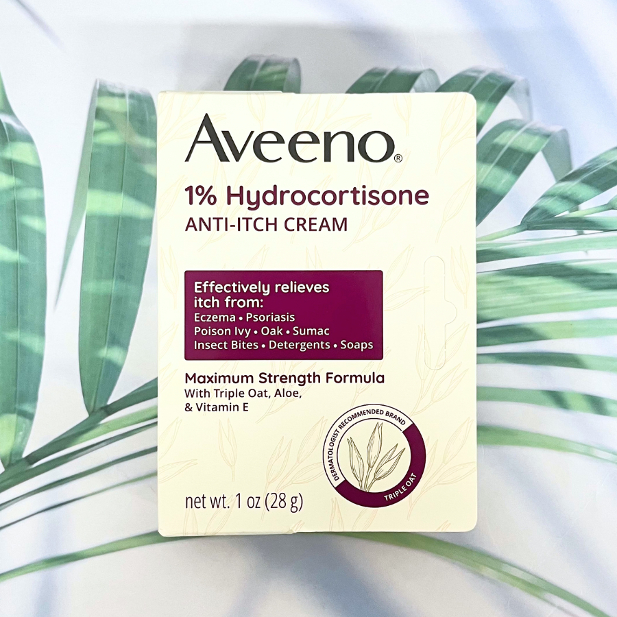(Aveeno®) 1% Hydrocortisone Anti Itch Cream 28 g ครีมดูแลผิว สำหรับผิวบอบบาง