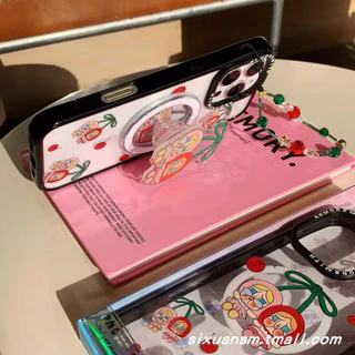 (ส่งทันที!) Supercase | Magnatic Cartoon Griptok Popsocket ขาตั้งมือถือ แม่เหล็ก คิตตี้ คุโรมิ