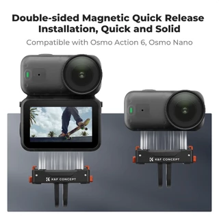 K&F CONCEPT Magnetic Adapter Mount Quick Release อะแดปเตอร์ยึดแบบปลดเร็ว สําหรับ DJI Action 6/Nano