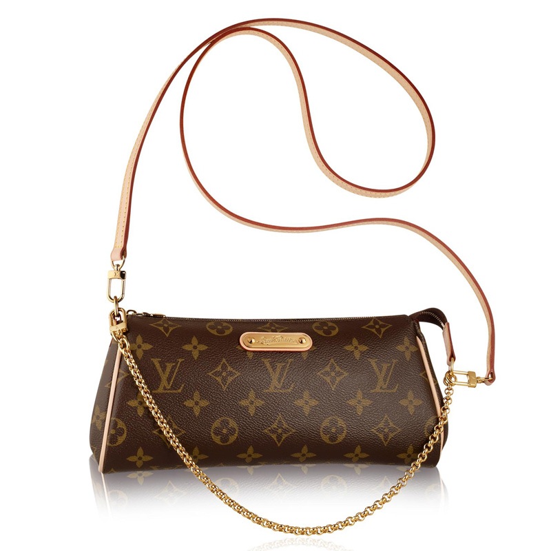 กระเป๋าถือ LV Montorgueil Eva มือสอง (M95567) กระเป๋าผู้หญิง LV กระเป๋าโซ่ LV กระเป๋าถือออกงานกลางคื