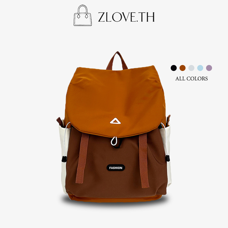 ZLOVE กระเป๋าสะพายคู่ เวอร์ชันเกาหลี สไตล์ใหม่และเรียบง่าย ความจุใหญ่ กันน้ำ เหมาะสำหรับเดินทางและใส่โน้ตบุ๊ก