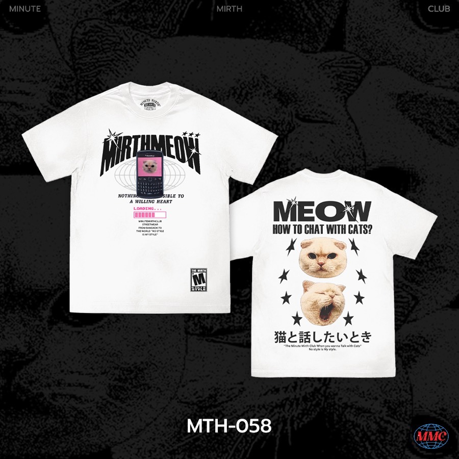 Power7 x Minute Mirth เสื้อยืดสตรีทแฟชั่น คอลเลคชั่นใหม่จากแบรนด์ Minute Mirth (MTH-058)
