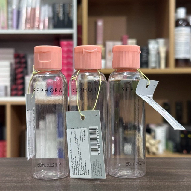 Sephora Empty Plastic Bottle [ ขวดเปล่าแบ่งครีม ขนาด 60ml 1 ขวด ]