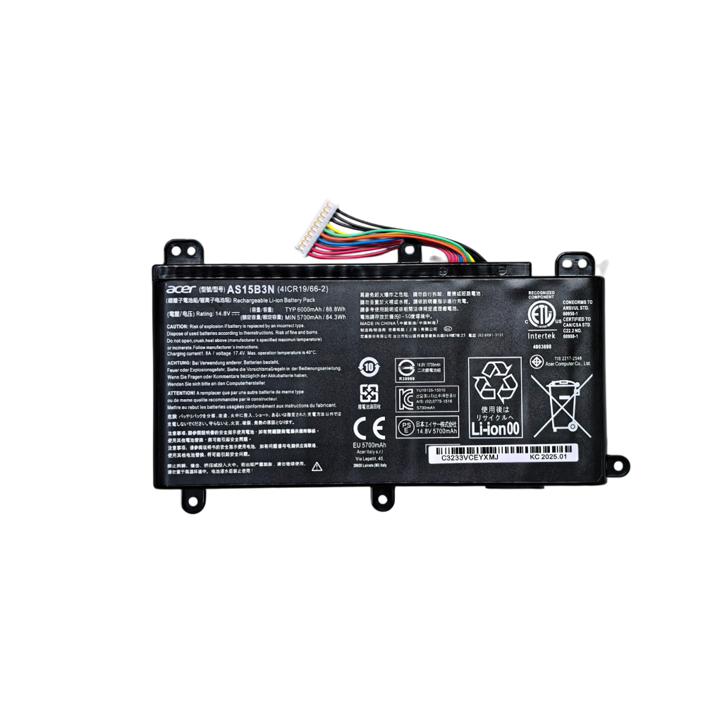 B020 🔋 แบตเตอรี่ โน๊ตบุ๊ค AS15B3N Acer Predator ของแท้ G9-591 G9-592 G9-791 G9-792 GX-791 G9-593