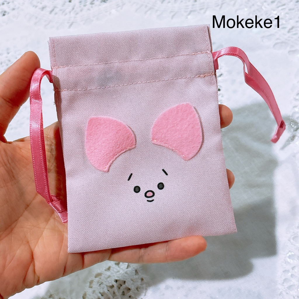 ตุ๊กตา กระเป๋า ถุงหูรูด จิ๋ว พิกเล็ต piglet Disney