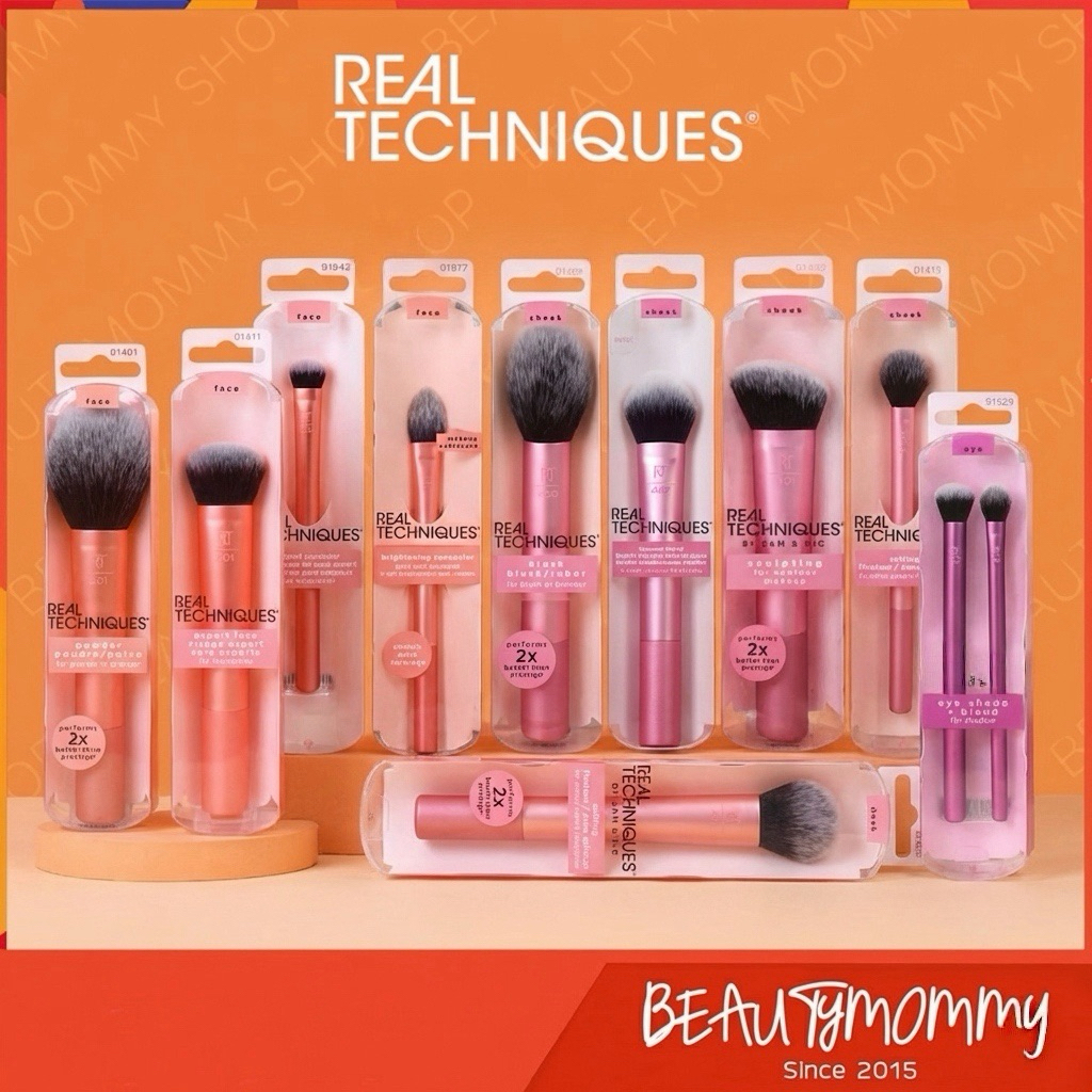 แท้ชัวร์!REAL TECHNIQUES GEN3 Single Brush แปรงแต่งหน้าเดี่ยวรุ่นใหม่ล่าสุด!