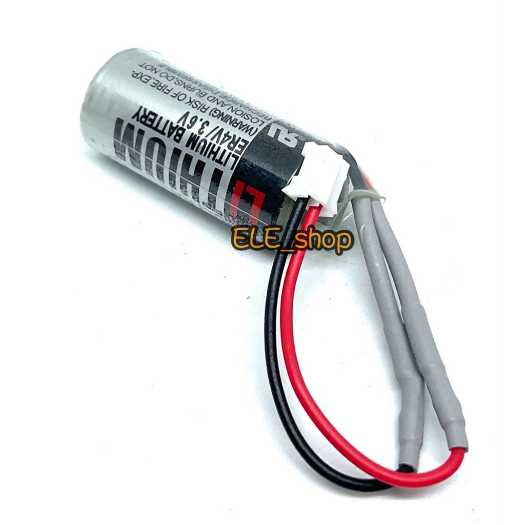 สินค้าพร้อมส่งER4V3.6V แบตเตอรี่  Battery ER4V/   (3.6V). TOSHIBA แจ็คขาว ร้านใน กทม ไทย