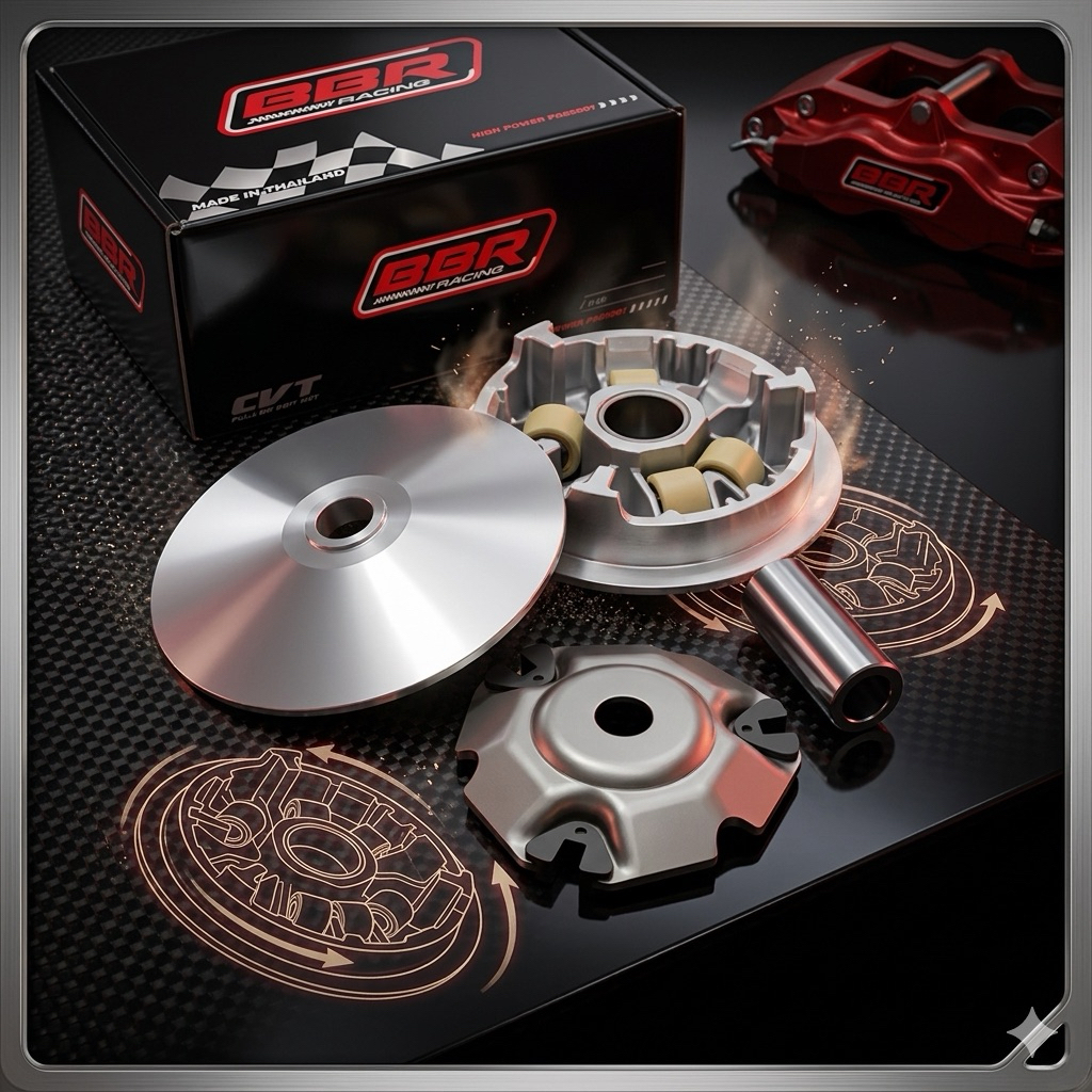 ชามซิ่งBBR Vespa150 ช่างบิ๊กบุรีรัมย์