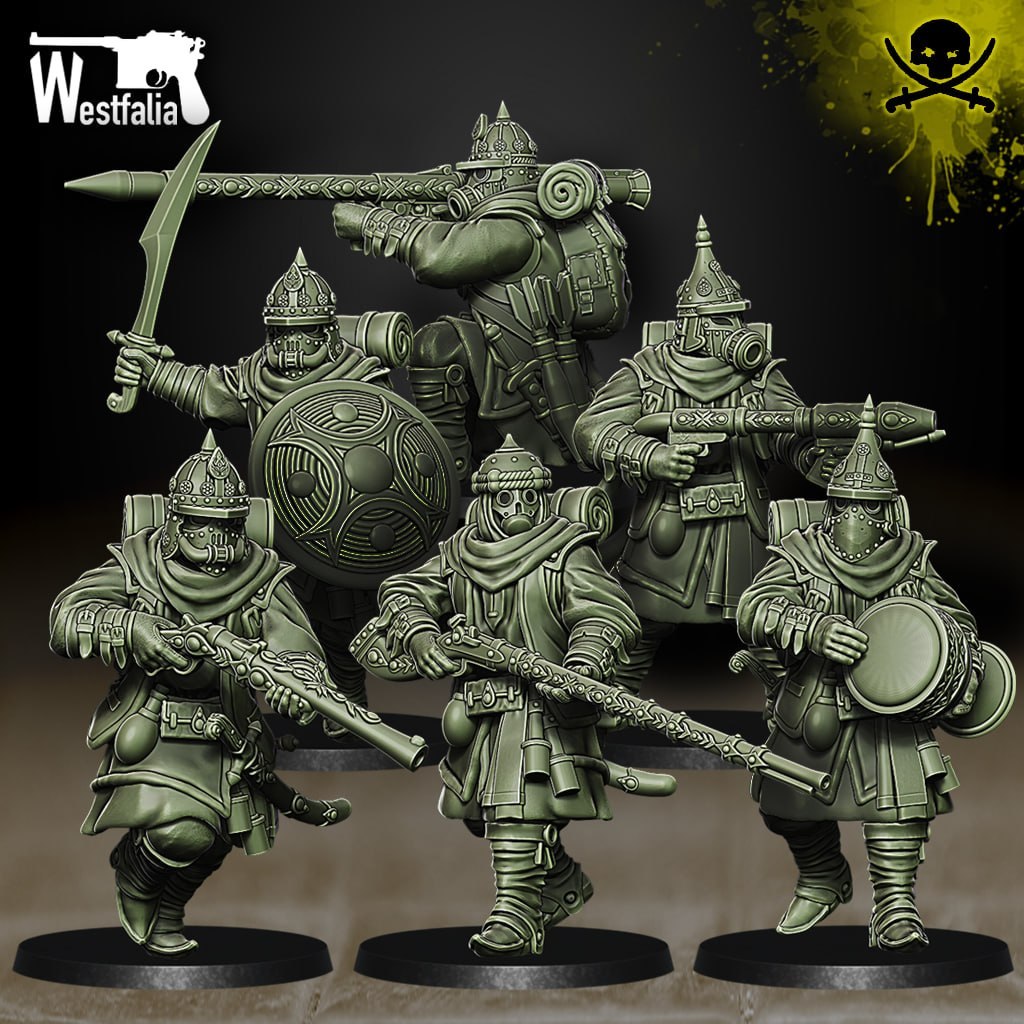 Beduins of Al Badia : Collection : Miniature Resin โมเดลบอร์ดเกม ผลิตตามสั่ง Tabletop Trench