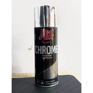 REDFOX สีสเปรย์ โครเมี่ยม Chrome Acrylic Spray Paint 255กรัม