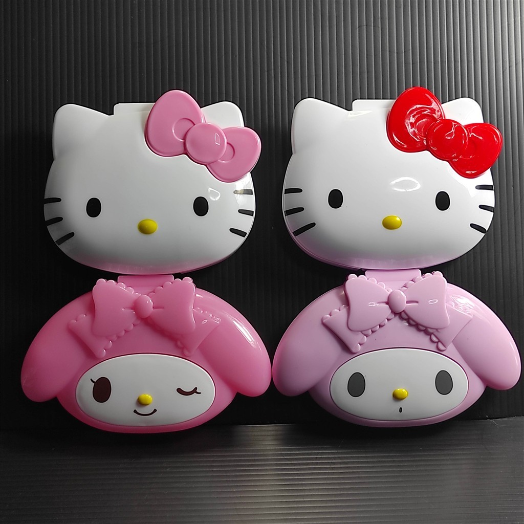 🦷 กล่องรีเทนเนอร์คิตตี้ Sanrio ใส่เครื่องประดับ ของจุุ๊กจิ๊ก (Kitty/Melody) แท้ญี่ปุ่น มีฟองน้ำ 🇯🇵