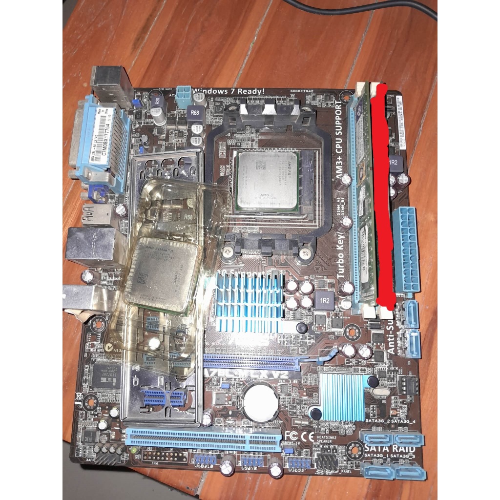 CPU + MB + RAM AMD FX8320 + AMD Athlon II X2 270 + ASUS M5A78L-M LX V2 AM3/AM3+ + DDR3 2GB 1333 Main