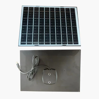 แผงโซล่าเซลล์ 10W สายชาร์จType-C สายยาว1.7M แผงโซล่าขนาดใหญ่ กล้องวงจรปิด กันน้ำกันฝน YOOSEE&V360Pro