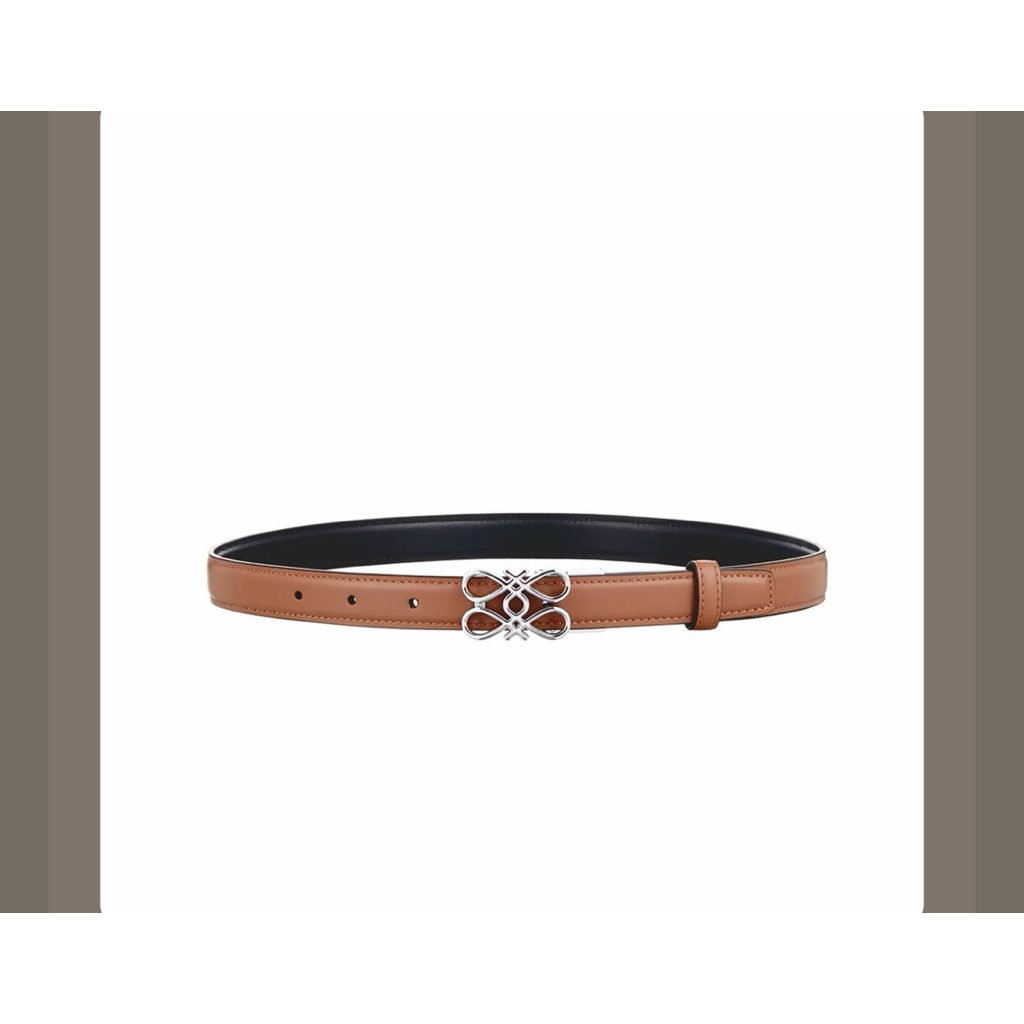 เข็มขัด FUNDAO FLIPPABLE BELT 90cm. สี Pecan (หัวสีเงิน) แท้💯