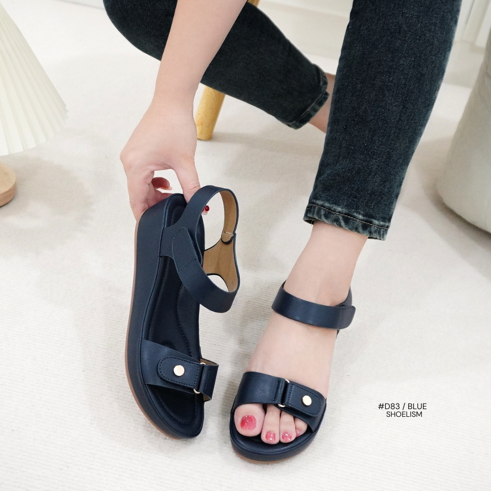 D83 #รองเท้าสุขภาพรัดส้น พื้นนุ่มพิเศษ ลดแรงกระแทกได้ดีเยี่ยม SHOELISM #รองเท้าผู้หญิง