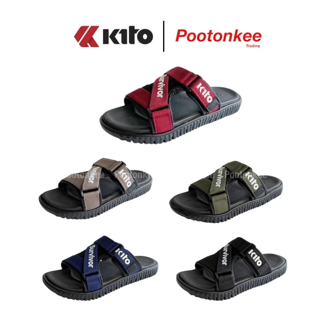 Kito รองเท้าแตะกีโต้ รุ่น AH139 AH139W AH139M ไซส์ใหญ่ 39-43 รองเท้าเเตะแบบสวม รุ่นใหม่ล่าสุด ของเเท้ พร้อมส่ง
