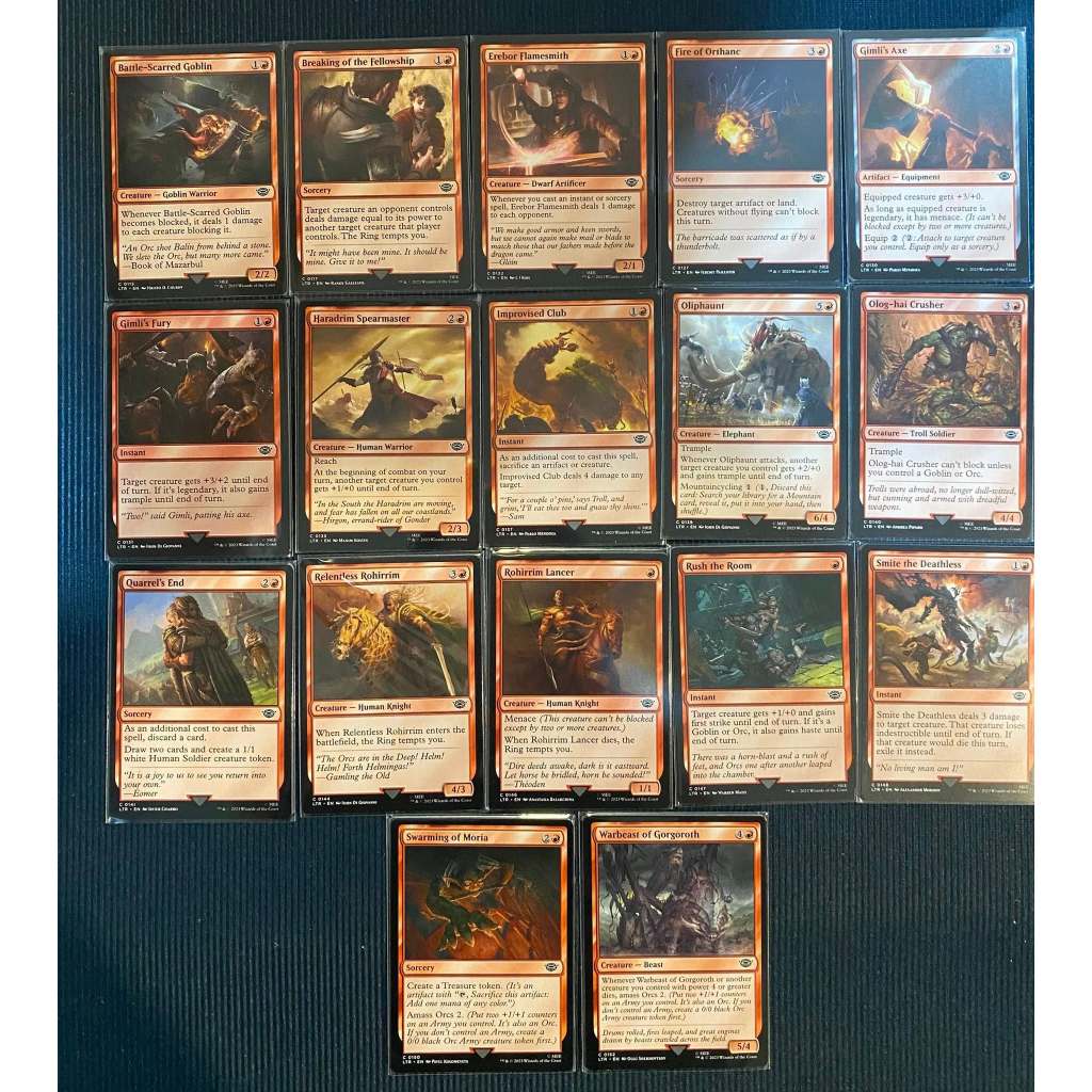 MtG Single Card: Lord of the Ring    RED    COMMON     [LTR]