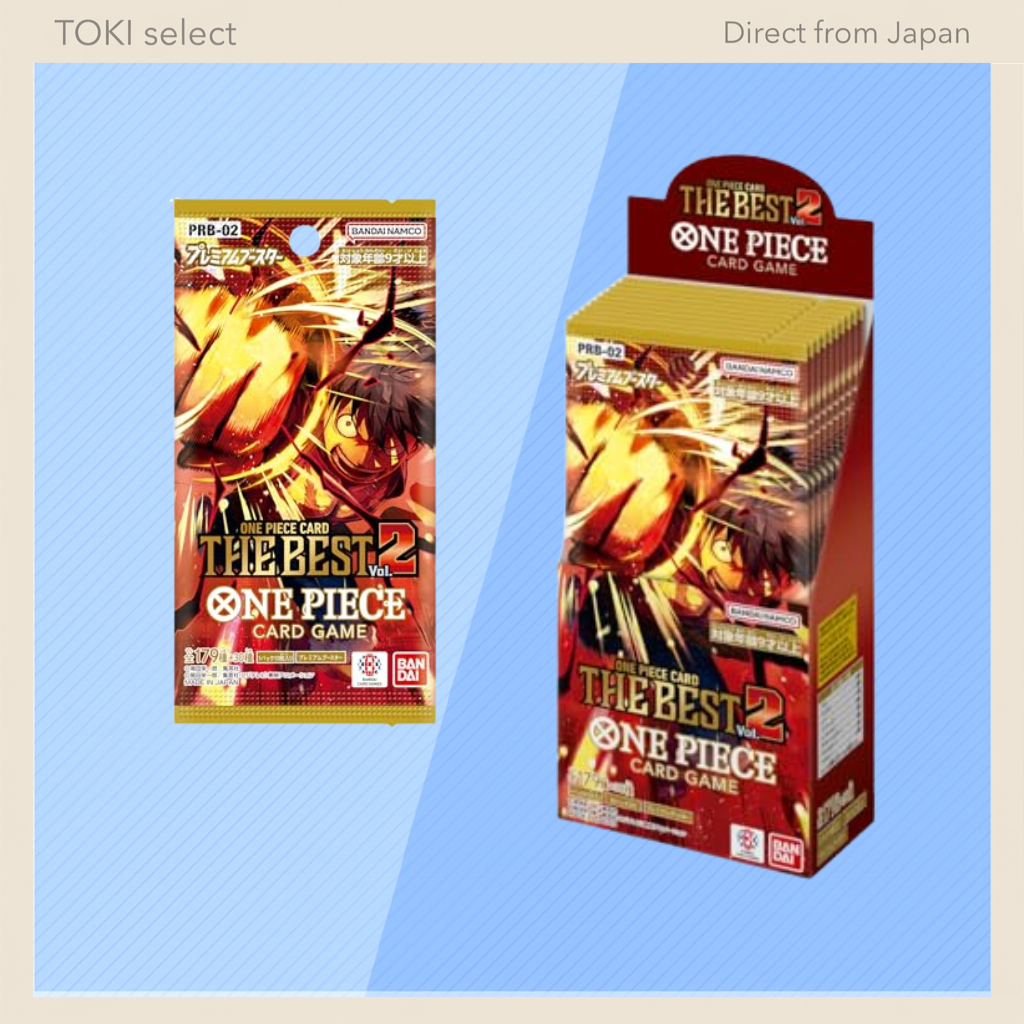 BANDAI ONE PIECE Card Game Premium Booster ONE PIECE CARD THE BEST vol.2【PRB-02】 (BOX) contains 10 p