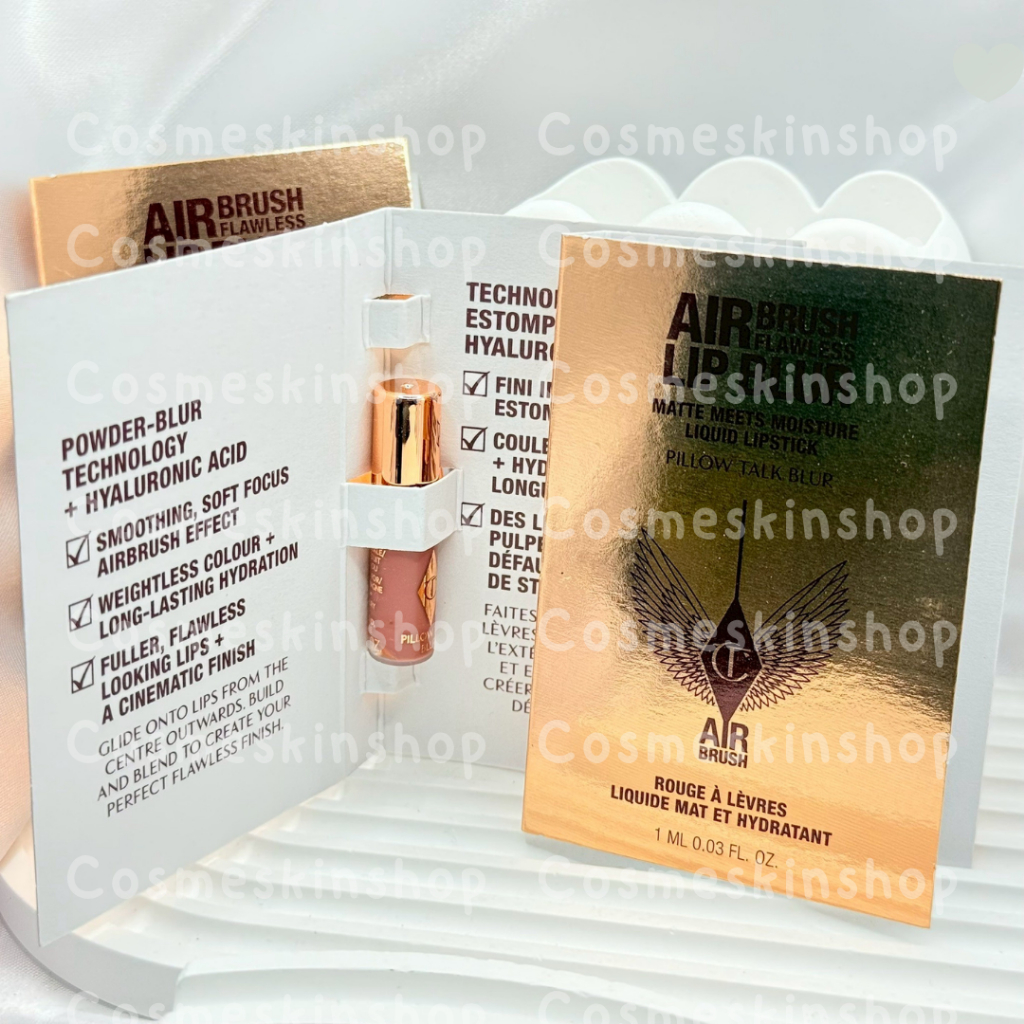 พร้อมส่ง ป้ายไทย●Charlotte Tilbury Airbrush Flawless Lip Blur 1ml ขนาดทดลอง