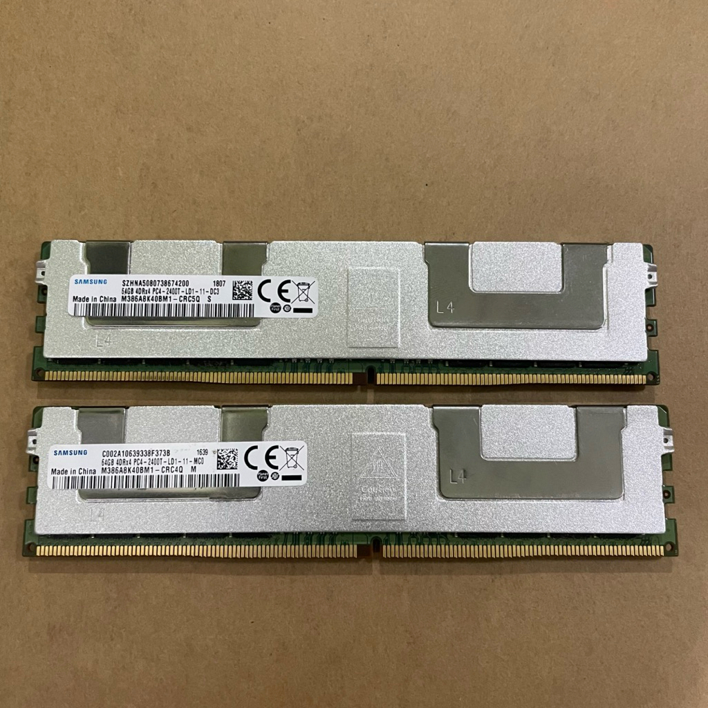 แรม SAMSUNG 64GB DDR4 ECC LRDIMM LOAD REDUCED SERVER RAM MEMORY PC4 X99 WORKSTATION SERVER