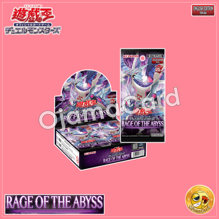 Yu-Gi-Oh! OCG English Edition for Asia — 1206 - Rage of the Abyss [ROTA-AE]「1 Box」