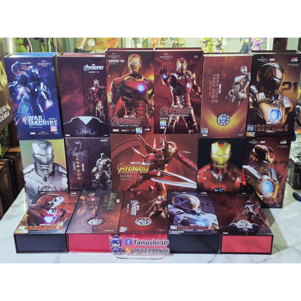 ขายเหมา 22 รายการ Iron Man Zd Toy LC มือ2 แท้