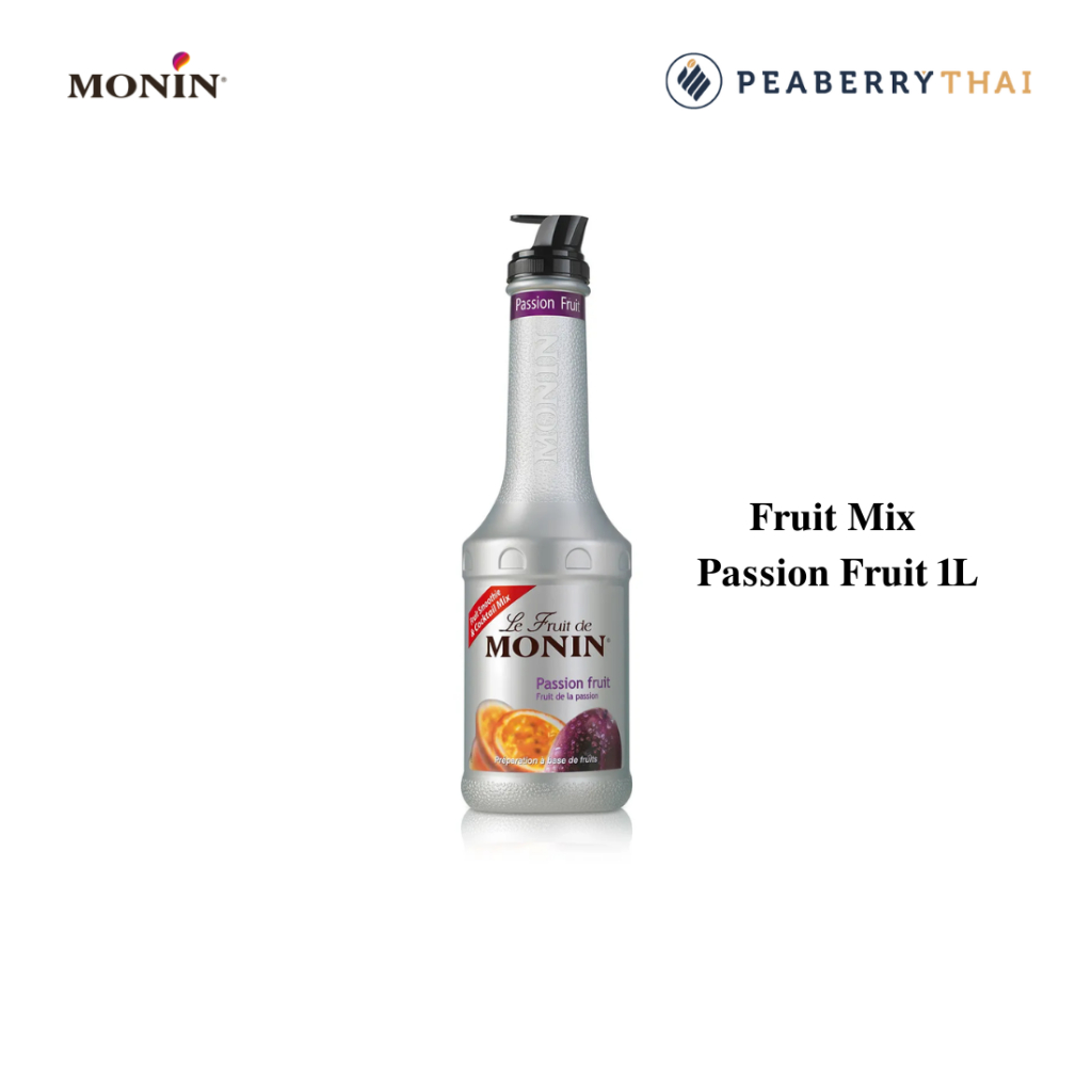 MONIN Passion Fruit Fruit Mix 1L แพสชั่นฟรุ๊ตฟรุ๊ตมิกซ์ 1 ลิตร