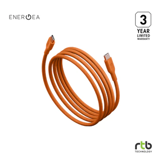 Energea Flow 60 สายชาร์จ USB-C to USB-C (3A, 60W) Fast Charging Cable