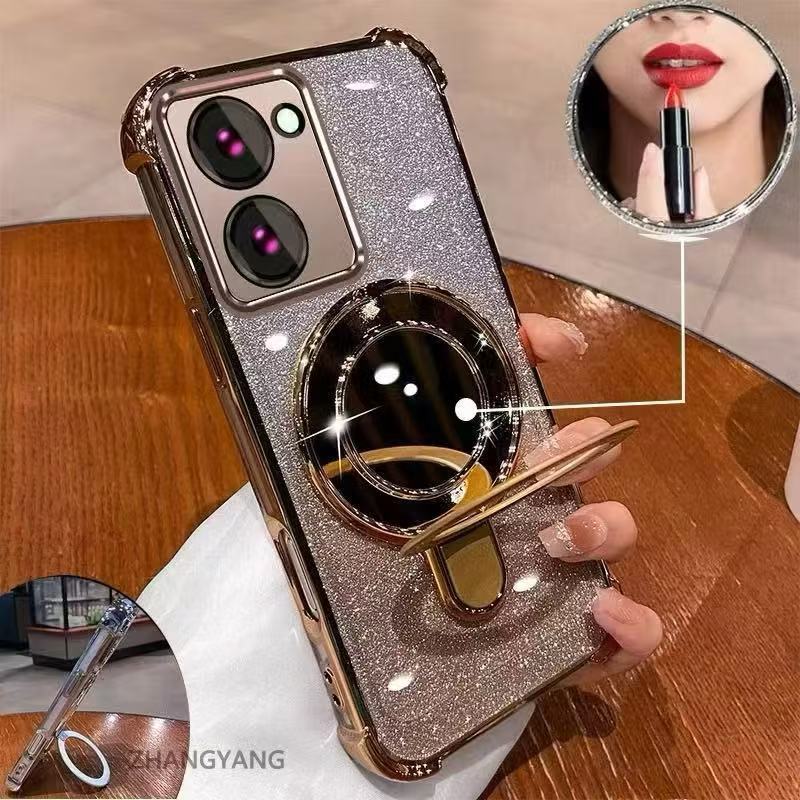เคสกันกล้อง ขอบสี กันมุม สำหรับ Vivo Y03 Y03T Y18 Y28S Y28 4G Y02 Y02A Y02T Y16 Y02S เคสทูโทน