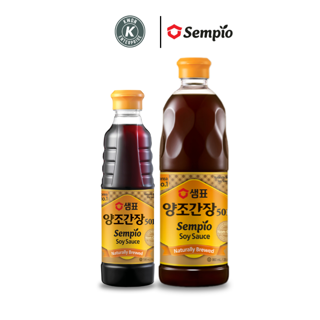 SEMPIO Naturally Brewed Soy Sauce 501 (500ml / 860ml) ซอสถั่วเหลืองหมักธรรมชาติ สูตร 501 ตรา เซมเพียว (HALAL)