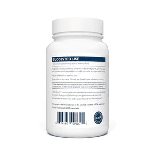 CoQ10 (Ubiquinol) Liposomal (90 แคปซูล) RENUE BY SCIENCE แท้จาก USA