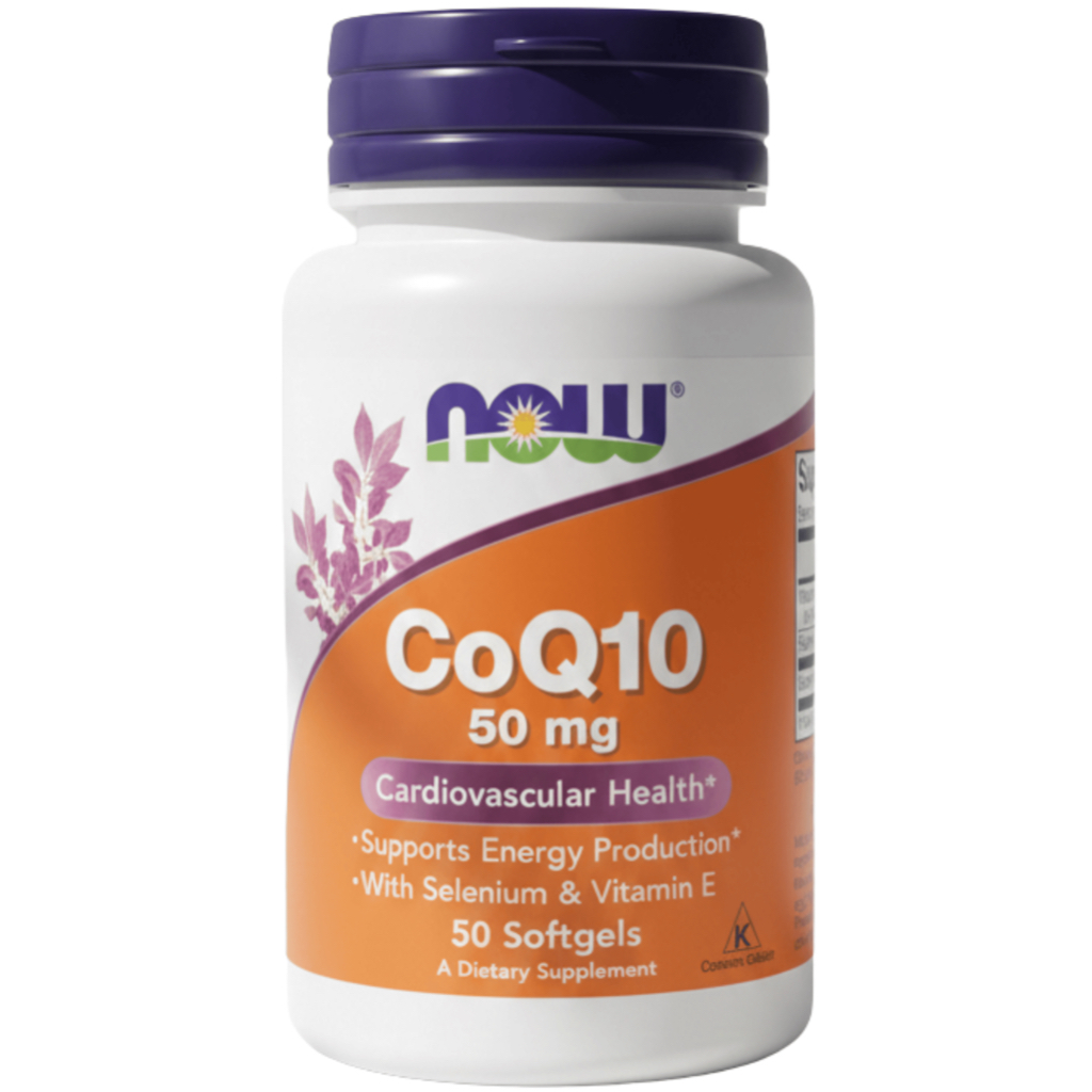 CoQ10 50 MG w/ Vitamin E & Selenium (Softgels) by NOW Foods
