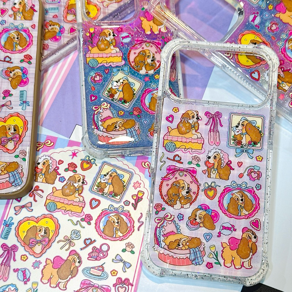 🩷เคส lady and the tramp มีทุกรุ่น iphone samsung vivo oppo