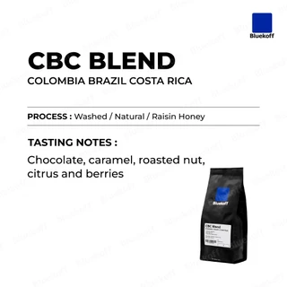 Bluekoff เมล็ดกาแฟ CBC Blend Arabica100% (1 ถุง บรรจุ 250 กรัม)