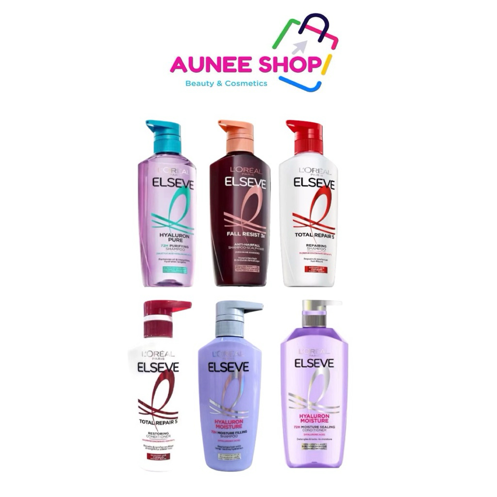 ส่งฟรี/มีไลฟ์ (1ขวด) Loreal Paris Elseve Shampoo Conditioner 375/400/410 ML ลอรีอัล ปารีส เอลแซฟ แชมพู ครีมนวดผม L'oreal