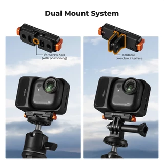K&F CONCEPT อะแดปเตอร์ยึดแบบปลดเร็ว Magnetic Adapter Mount Quick Release สําหรับ Insta360 Go Ultra