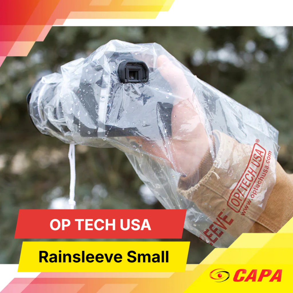 OPTECH USA RAINSLEEVE ถุงสำหรับสวมคลุมกล้องกันน้ำ Rain Sleeve Rain Cover ผ้าคลุมกล้องกันน้ำ ผ้าคลุมกล้องกันฝน