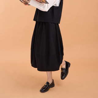 GRACE & CO #6822 กระโปรงทรงบอลลูน ผ้าหนา ทรงโอบพรางหุ่น