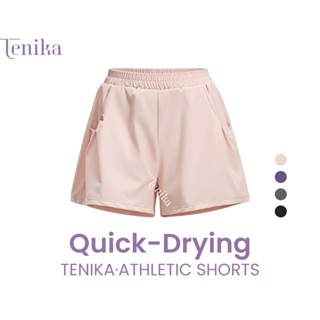 TENIKA กางเกงโยคะ กางเกงออกกำลังกายขาสั้น กางเกงวิ่ง ซับใน  …