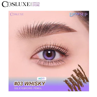 COSLUXE BROWSUP GEL EYEBROWS PENCIL คอสลุคส์ ดินสอเขียนคิ้ว โบรว์ซัพ เจล อายโบรว์ เพนซิล ส่งด่วน