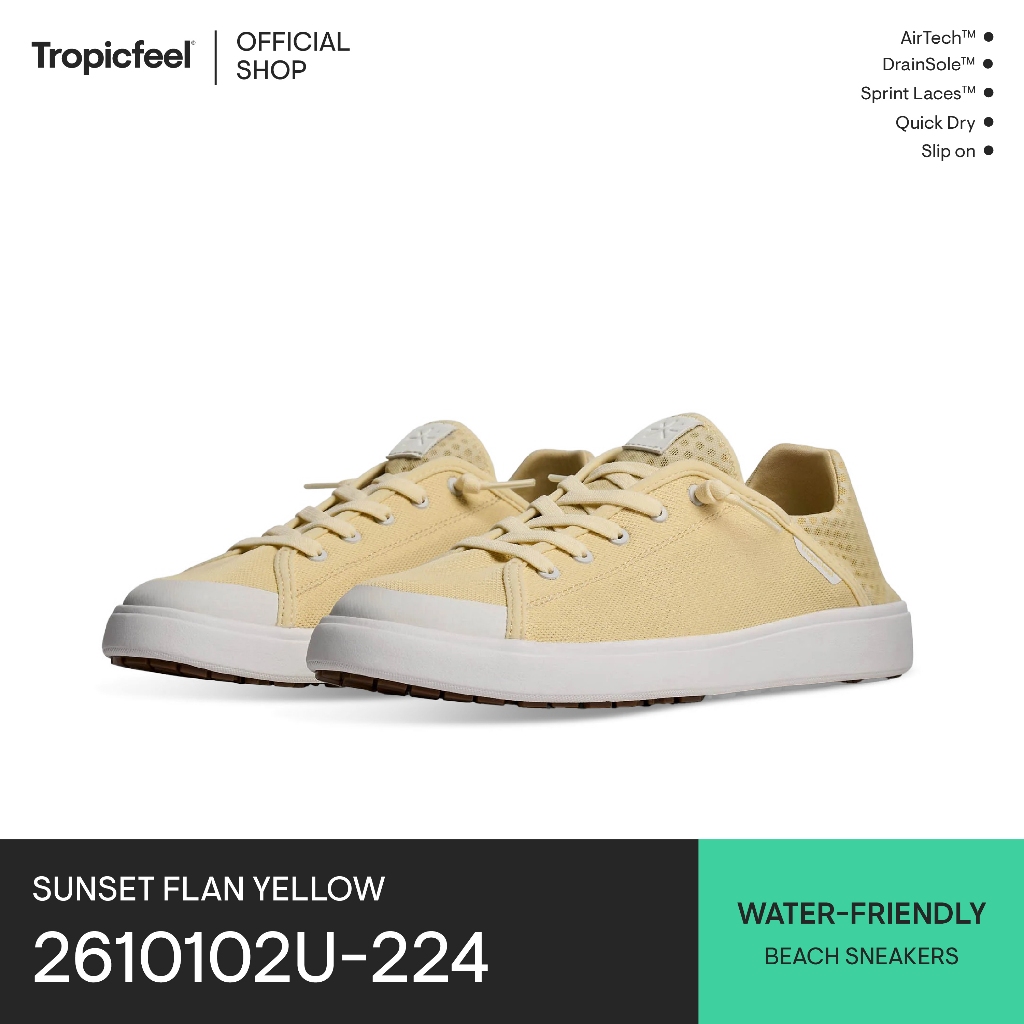 Tropicfeel Sunset Flan Yellow รองเท้าผ้าใบ (2610102U224)