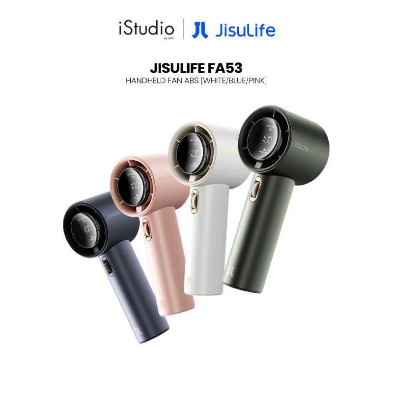 Jisulife พัดลมมือถือ รุ่น FA53 Pro1 วัสดุ (ABS) ความจุแบตเตอรี่ 3600 mAh