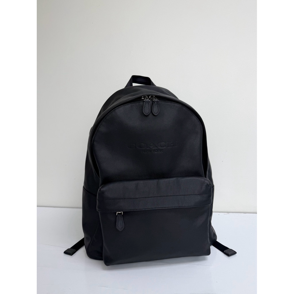 Coach Backpack เป้หนังแท้ทั้งใบสีดำ Size L
