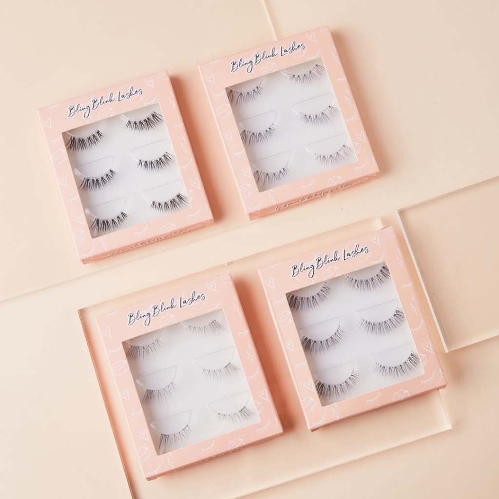 [ลดล้างสต๊อก!] blingblink ขนตาแกนใส Eyelashes จับช่อสวยเป็นธรรมชาติ