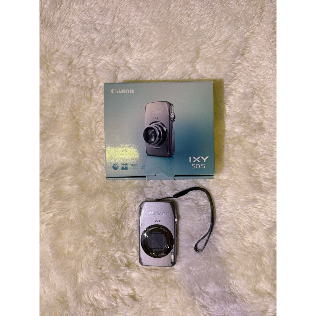 (rare item🔥)💖กล้องดิจิตอลคอมเเพคDupe 30s💖 Full box Canon IXY 50s/ixus 1000hs ผิวขาวอมชมพู สวยมาก