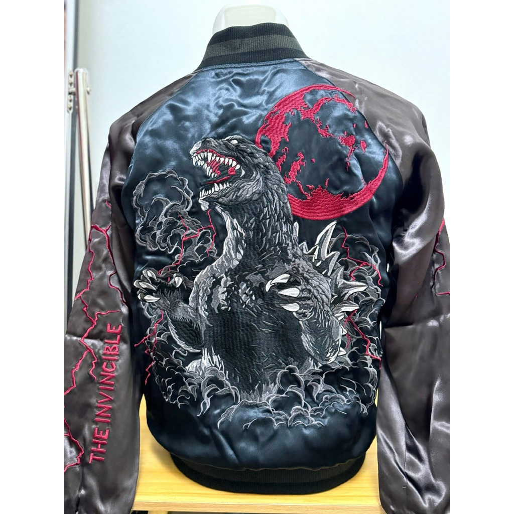 เสื้อ sukajan jacket เสื้อปักลายญี่ปุ่น เสื้อซูกะจัน สุกะจัน sukajan jacket Godzilla 🦖