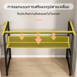 BA 💥ฟรีจัดส่ง💥โต๊ะเรียนมินิมอลสีขาว ขนาดเล็ก ประหยัดพื้นที่ ใช้ในห้องนอน-ห้องเรียน โต๊ะคอมวาง วัสดุไม้ ทนทาน โต๊ะเรียนเด