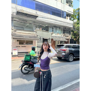 Cutie.Colors Kiko Tank Top เสื้อสายเดี่ยวแต่งลูกปัด