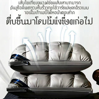 หมอนโรงแรม 5 ดาว หมอน หมอนโรงแรม หมอนรอง 600g 800g 1000g ขนนกกำมะหยี่ ระบายอากาศดี หมอนนอน หมอนสุขภาพ pillow